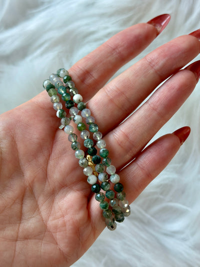 Bracciale in agata muschiata