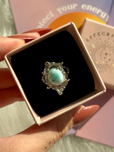 Anello in larimar