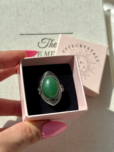 Anello in avventurina