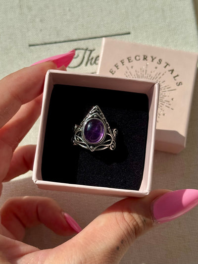 Anello in ametista vintage