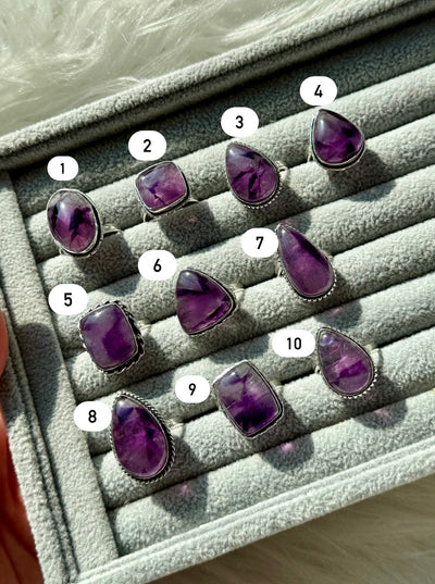 Anello in ametista