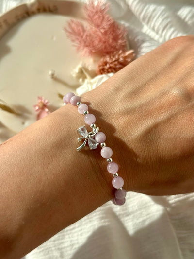 Bracciale charm in kunzite
