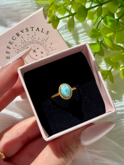 Anello in larimar (argento 925)