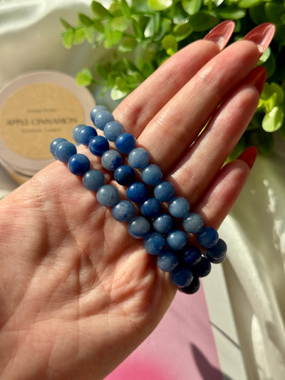 Bracciale in avventurina blu