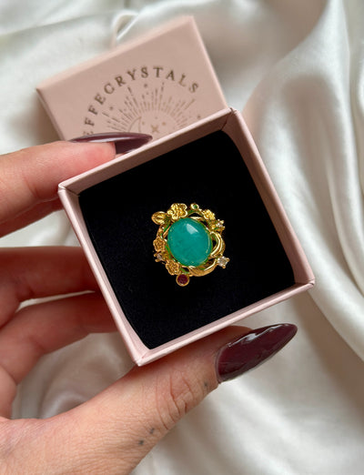 Anello in amazzonite