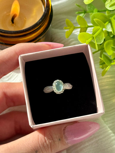 Anello in prehnite