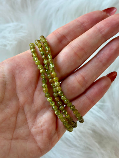 Bracciale in peridoto