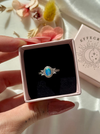 Anello in opale etiope