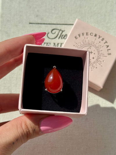 Anello in corniola