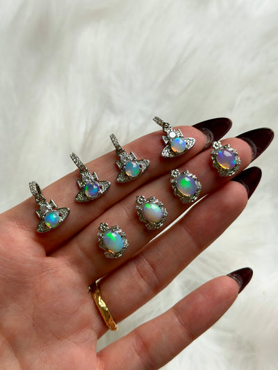 Ciondolo in opale etiope