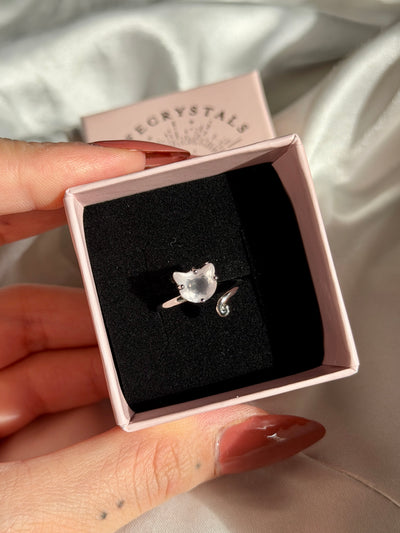 Anello in quarzo rosa