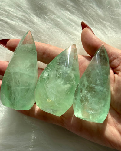 Fiamma in fluorite verde