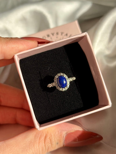 Anello in lapislazzuli silver