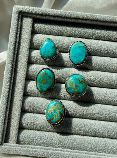 Anello indiano in turchese