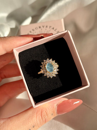 Anello in acquamarina