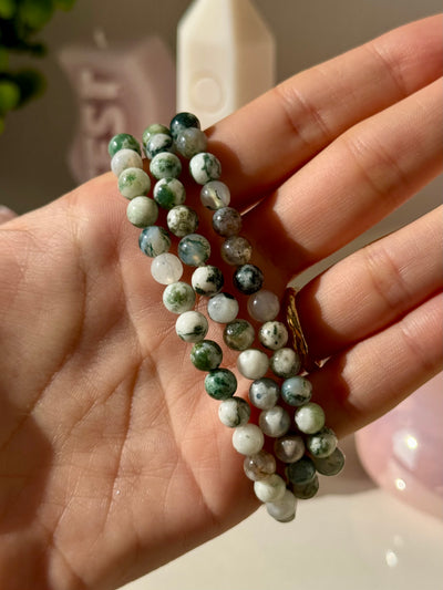 Bracciale in agata albero
