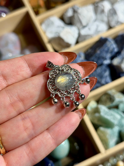 Ciondolo in labradorite