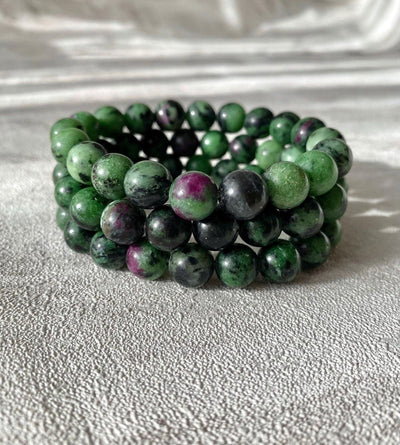 Bracciale in ruby zoisite